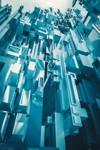 Conceptual futuristic skyscraper.